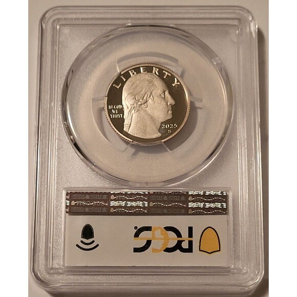 2025 S Clad Dr Vera Rubin Quarter PR70 DCAM PCGS FS Made in USA Label - Picture 2 of 2